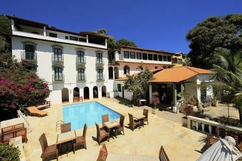 Property building, Patio, Pool view, Swimming pool