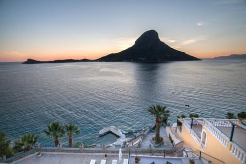 Summer, Sea view, Sunset