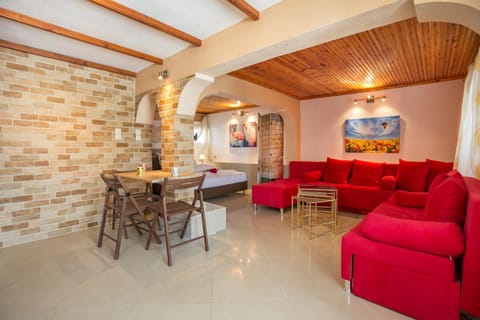 Living room, Seating area, Dining area