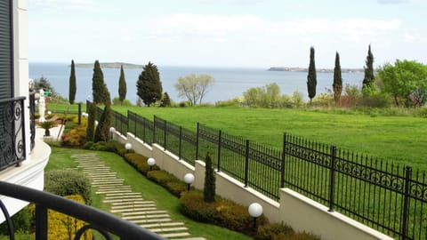 Natural landscape, Garden, Sea view
