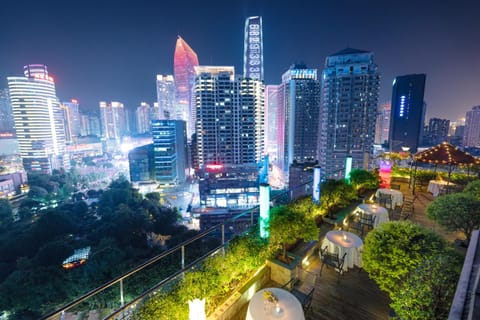 Night, Garden, Balcony/Terrace, Garden view