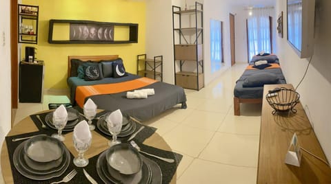 Bed, TV and multimedia, Coffee/tea facilities, Balcony/Terrace, Photo of the whole room, Dinner, locker, minibar, air conditioner