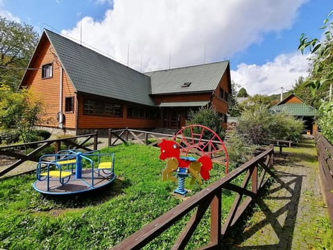 Property building, Patio, Facade/entrance, Day, Children play ground, Garden, Garden view, children
