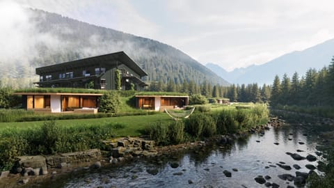 Property building, Garden, Sauna, Skiing, Lounge or bar, Hiking, Hiking, Cycling, Cycling, Garden view, Mountain view, River view, Swimming pool, Sports, Sports, Breakfast