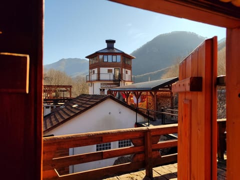 Property building, Day, Natural landscape, View (from property/room), Balcony/Terrace, Mountain view