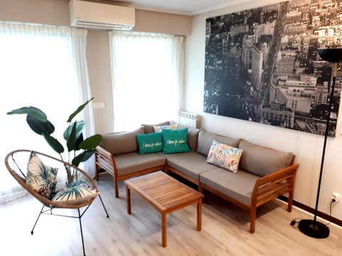Living room, air conditioner