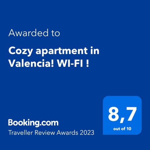 Cozy apartment in Valencia! WI-FI ! Apartment in Valencia