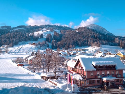 Natural landscape, Winter, Mountain view