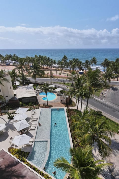 Natural landscape, Bird's eye view, Beach, Pool view, Sea view, Swimming pool, sunbed