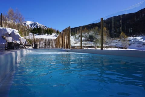 Off site, Day, Winter, Hot Spring Bath, Hot Tub, Balcony/Terrace, On site, Mountain view, Pool view, Swimming pool, Swimming pool, Open Air Bath