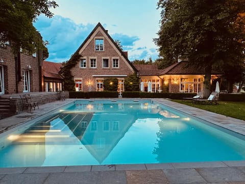 Property building, Pool view, Swimming pool