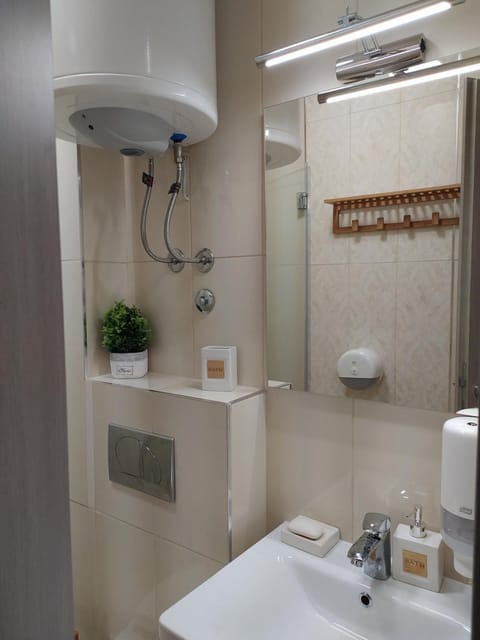 Shower, Toilet, Bathroom, towels