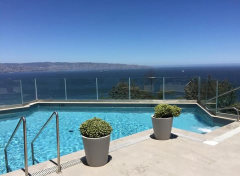 Pool view, Sea view, Swimming pool