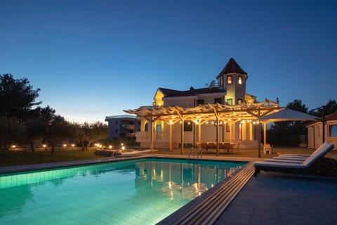Facade/entrance, Swimming pool, Sunset