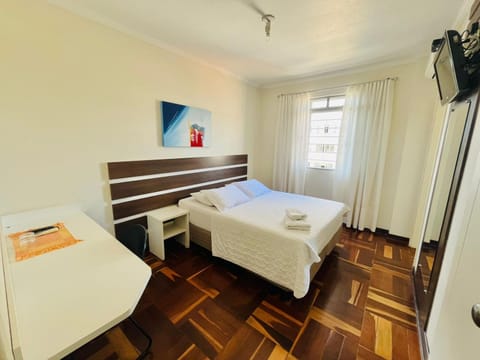 Photo of the whole room, towels, wardrobe, air conditioner