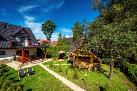 Property building, Bird's eye view, Children play ground, Garden