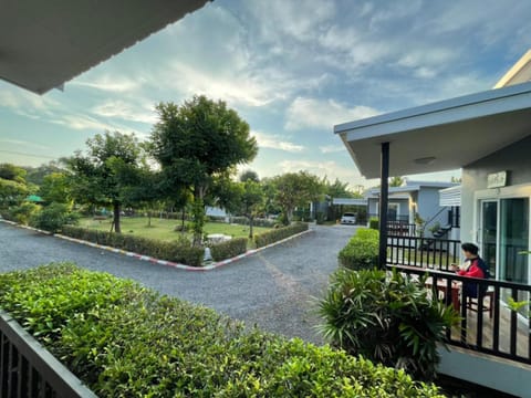 Property building, Garden view