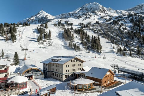 Property building, Natural landscape, Winter, Skiing, Mountain view