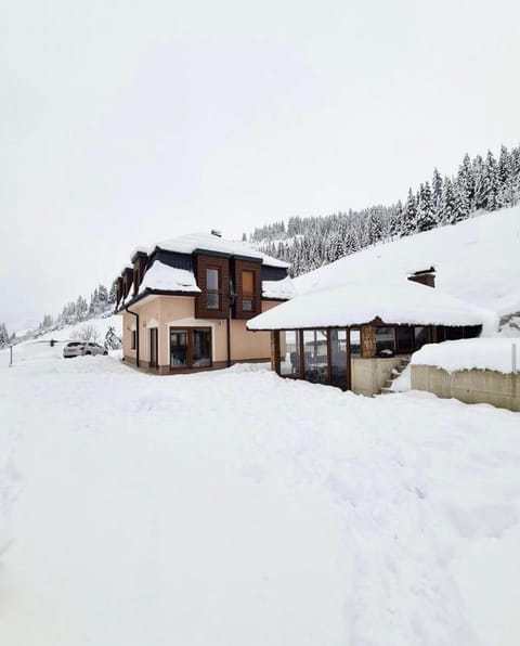 Property building, Day, Natural landscape, Winter, Mountain view