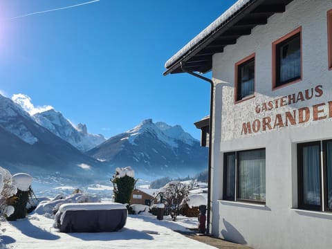 Property building, Winter, Mountain view