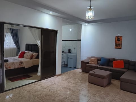 Kitchen or kitchenette, Living room, Photo of the whole room, Bedroom
