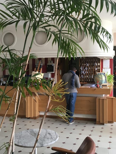 People, Lobby or reception