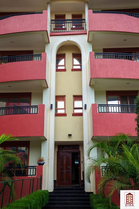 Property building, Facade/entrance, Property logo or sign, View (from property/room), Balcony/Terrace