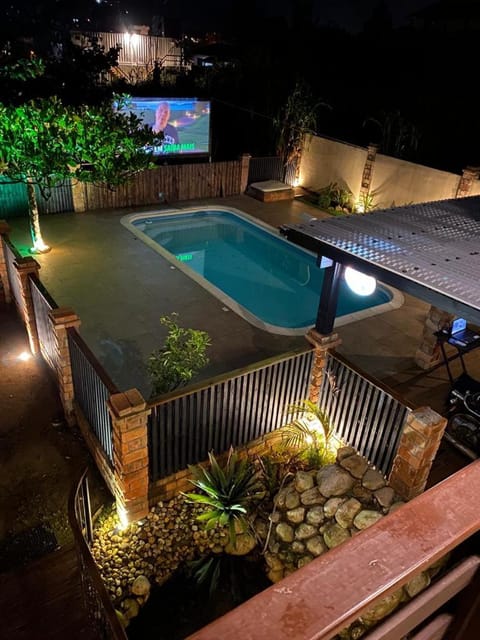 Night, Natural landscape, Pool view
