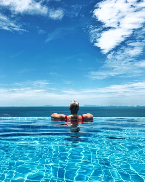 Pool view, Swimming pool