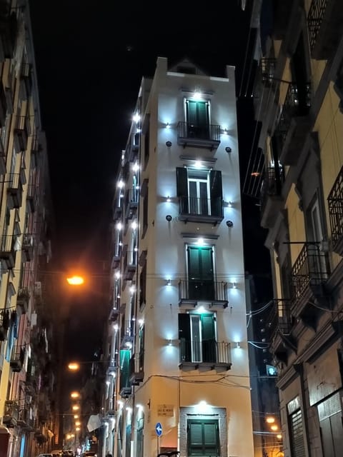 Property building, Facade/entrance, Night