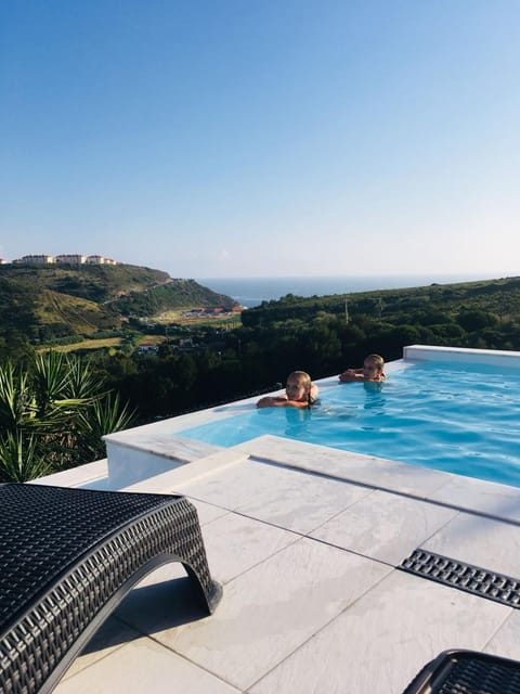 People, Pool view, Sea view, Swimming pool, young children, Family