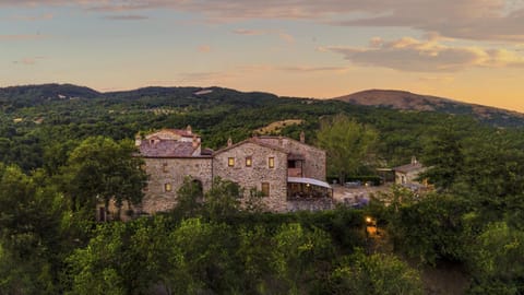 Property building, Natural landscape, Sunset