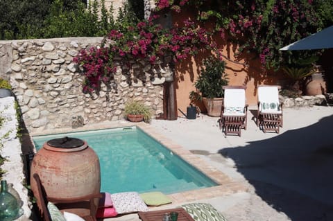 Patio, Natural landscape, Mountain view, Swimming pool