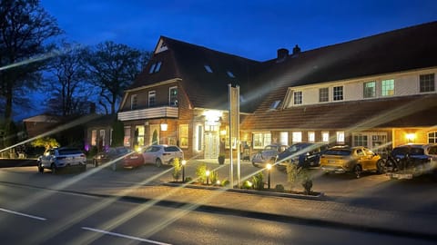 Property building, Night, Street view, Parking
