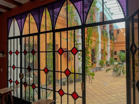 Property building, Patio, Inner courtyard view