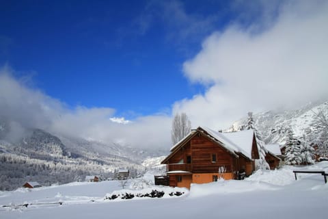 Property building, Winter, Mountain view