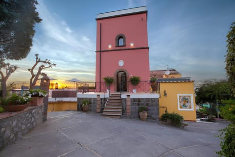 Property building, Sunset