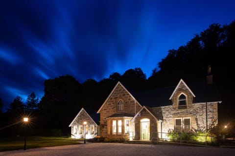 Property building, Night, Natural landscape