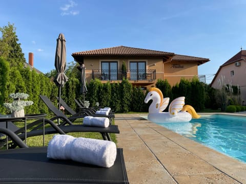 Property building, Garden, Garden view, Swimming pool