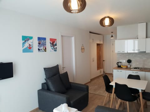 Kitchen or kitchenette, Living room
