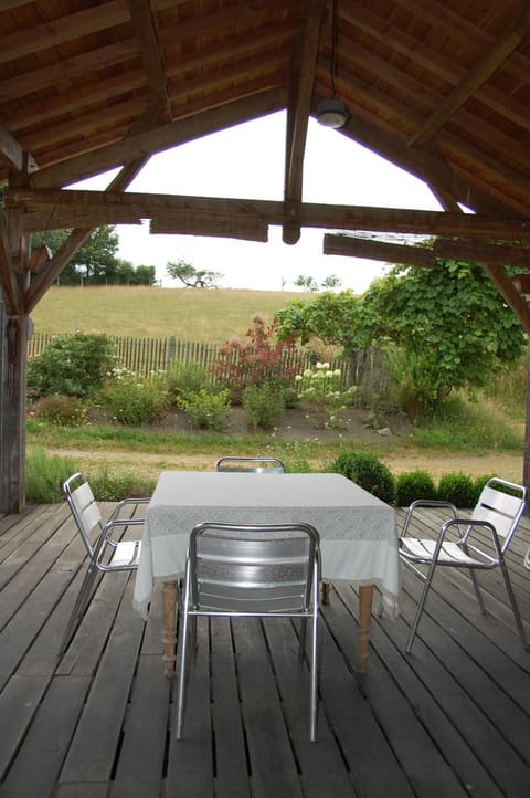 Patio, Facade/entrance, Balcony/Terrace, Garden view