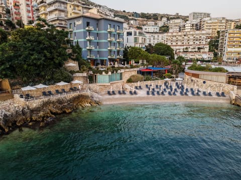 Property building, View (from property/room), Beach, Sea view, Swimming pool