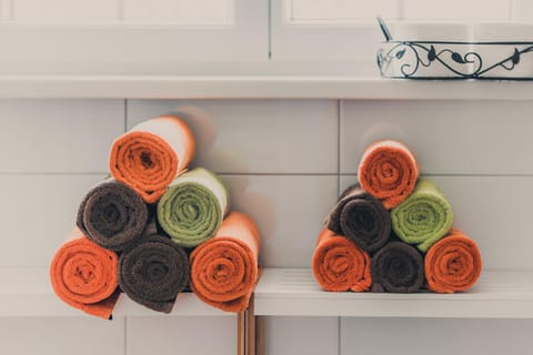 Decorative detail, towels