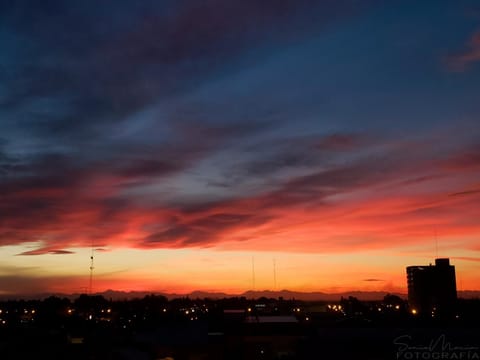 City view, Sunset