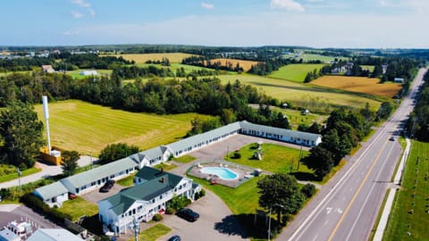Property building, Day, Neighbourhood, Natural landscape, Bird's eye view, Street view