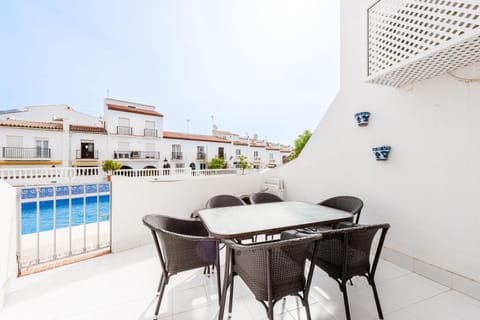Patio, Pool view