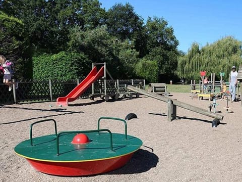 Children play ground, older children, Family