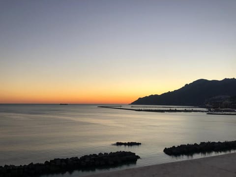 Natural landscape, Balcony/Terrace, Bedroom, On site, Sea view, Sunset
