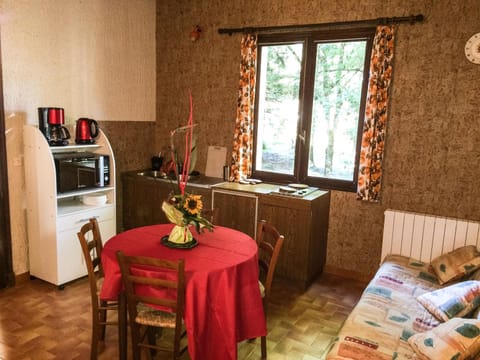 Coffee/tea facilities, Kitchen or kitchenette, Living room, Dining area