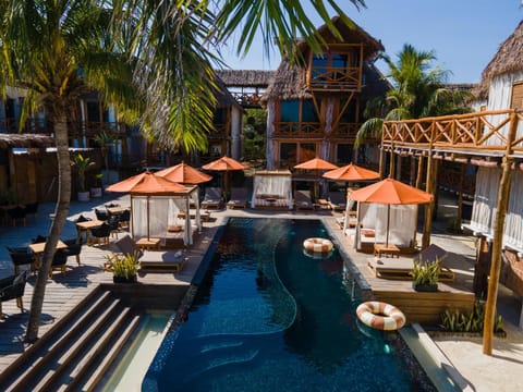 Property building, Pool view, Swimming pool